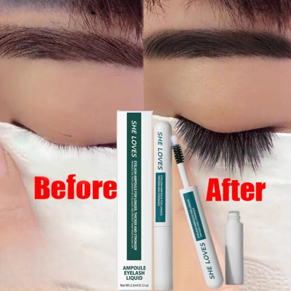 Fast Eyelash Growth Serum 7 Days Natural Eyelash Enhancer Longer Fuller Thicker Lashes Treatment Products Eye Care Makeup - Image 3